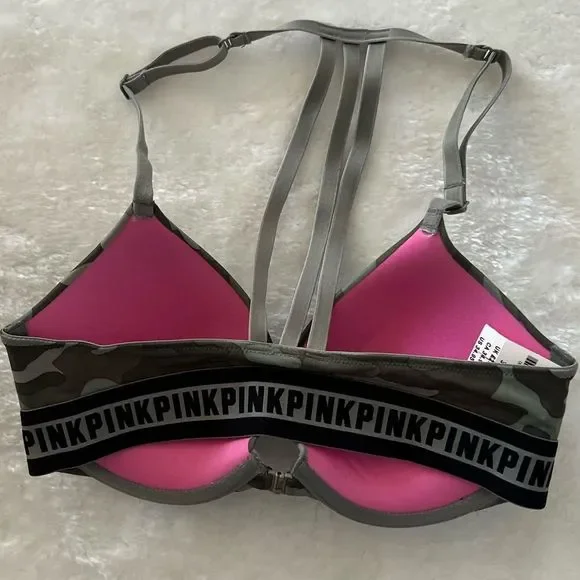 Pink Victoria’s Secret Bra Open Front Clasp Bra - Picture 2 of 3